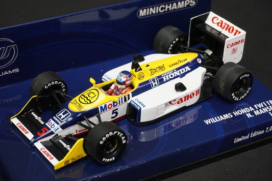 1:43 MINICHAMPS 400870005 Williams Honda FW11B N.Mansell 1987 #5