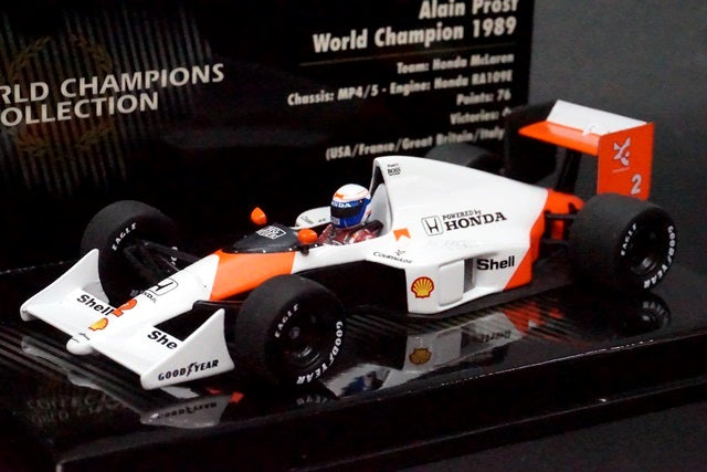 1:43 MINICHAMPS 436890002 McLaren Honda MP4/5 A.Prost World Champion 1989 #2