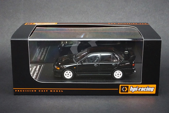 1:43 HPI 8562 Mitsubishi Lancer Evolution III Pyrenees Black model car