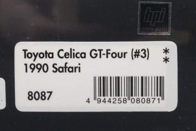 1:43 HPI 8087 Toyota Celica GT-Four Safari 1990 #3 model car