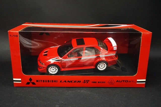 1:18 AUTOart 77156 Mitsubishi Lancer Evolution VI T.Makinen Red