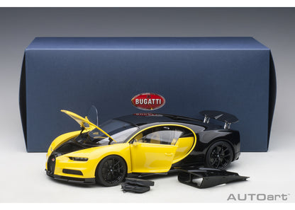 70994 AUTOart 1:18 Bugatti Shillong 2017 Yellow / Black model car