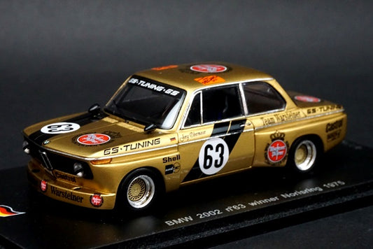 1:43 SPARK SG034 BMW 2002 Norisring Winner 1975 #63 Jorg Obermoser