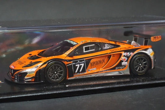 1:43 SPARK SB057 McLaren MP4-12C SPA 24h 2013 #77 model car