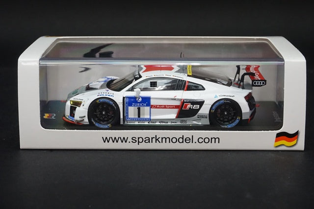 1:43 SPARK SG206 Audi R8 LMS Nurburgring 24h 2015 #1 Phoenix model car