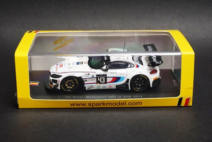 1:43 SPARK SB086 BMW Z4 ROAL Motorsport SPA 24h 2014 #43