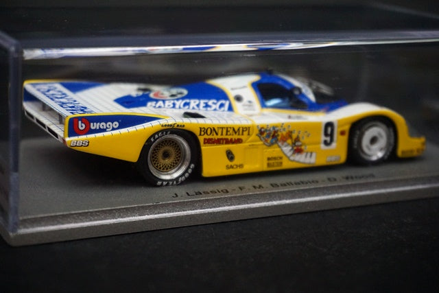 1:43 SPARK NA004 Porsche 956 LM Le Mans 1986 #9 BABYCRESCI Mickey Mouse