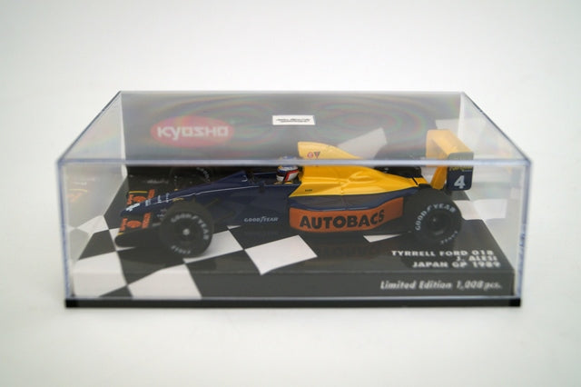 403890104 MINICHAMPS x KYOSHO 1:43 Tyrrell Ford 018 Japan GP J.Alesi 1989