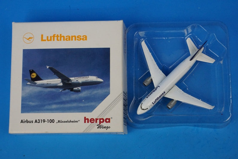 1:500 A319-100 Lufthansa Russelsheim D-AILC 508933 Herpa Airplane model