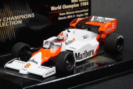 1:43 MINICHAMPS 436840008 McLaren MP4/2 N.Lauda World Champion 1984 #8 Marlboro Spec.