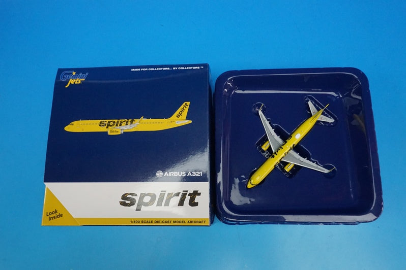 1:400 A321-200 Spirit Airlines N672NK GJNKS1526 Gemini airplane model