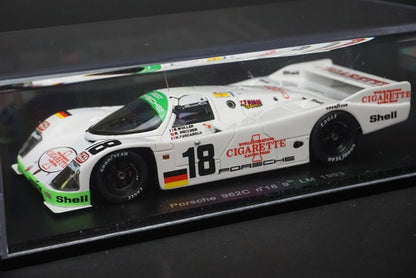 1:43 SPARK S1918 Porsche 962C #18 9th LM 1993