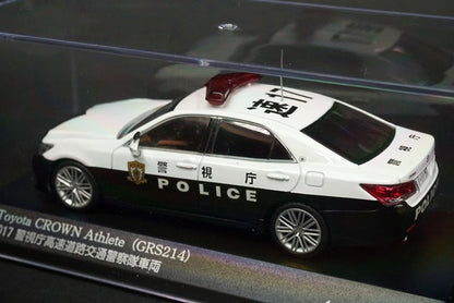 1:43 RAI'S H7431704 Toyota Crown Athlete GRS214 Police Highway Traffic Police 2017