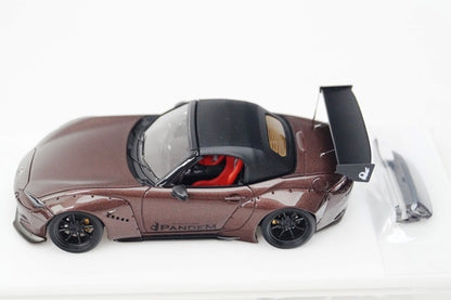 RB004B5 MakeUp EIDOLON 1:43 Mazda Rocket Bunny Roadster ND WATANABE Meta Brown