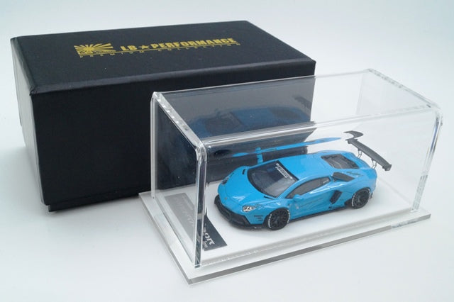 LB700-003 LB PERFORMANCE 1:64 LIBERTY WALK LB-WORKS Aventador Baby Blue