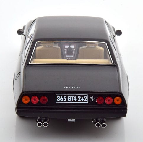 KKDC180166 KK scale 1:18 Ferrari 365 GT4 2+2 1972 Black with Creme interieur