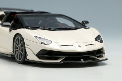 EM515A MakeUp EIDOLON 1:43 Lamborghini Aventador SVJ Roadster 2019 Nireo wheel Matt Pearl White