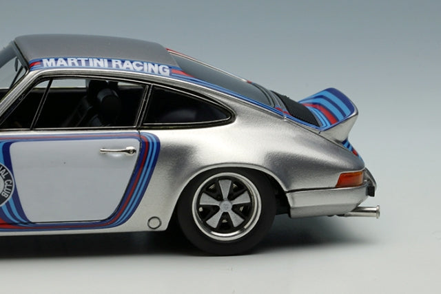 VM009R MakeUp VISION 1:43 Porsche 911 Carrera RS 2.7 1973 Silver/MARTINI