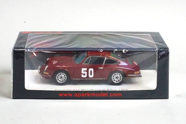 1:43 SPARK S6604 Porsche 911 Monte Carlo Rally 1966 #50