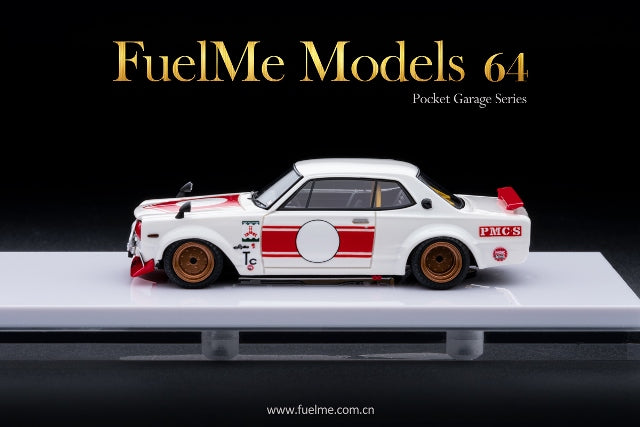 FM64006PG-02 Fuelme Models 1:64 Nissan Hakosuka KPGC10 CHARASUKA WORKS Racing Ver.