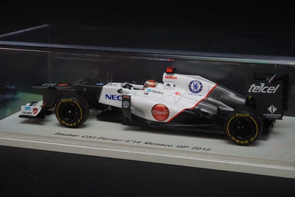 1:43 SPARK S3032 Sauber C31 Ferrari Monaco GP Kamui Kobayashi 2012 #14