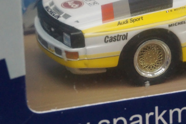 1:43 SPARK 43PP85 Audi Sport Quattro Pikes Peak winner M.Mouton 1985 #1