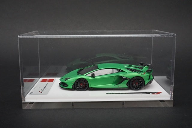 1:43 MakeUp EIDOLON EM438A Lamborghini Aventador SVJ 2018 Leirion wheel Green