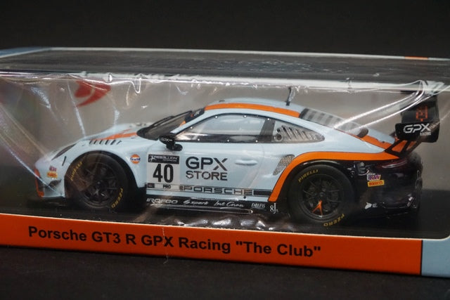 1:43 SPARK SP324 Porsche GT3 R GPX Racing 2020 #40 The Club GULF