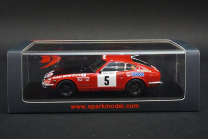 1:43 SPARK S6280 Datsan 240 Z Monte Carlo 1972 #5 model cars