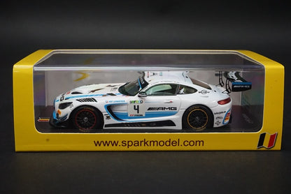 1:43 SPARK SB145 Mercedes AMG GT3 Black Falcon SPA 24h 2017 #4