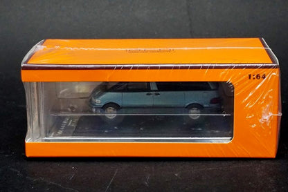 KS-016-111 Gaincorp Products GCD 1:64 Toyota Previa Estima Silver Blue LHD