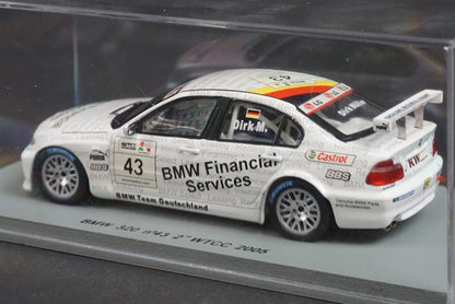 1:43 SPARK S0428 BMW 320 WTCC 2005 #43 D.Mueller model car