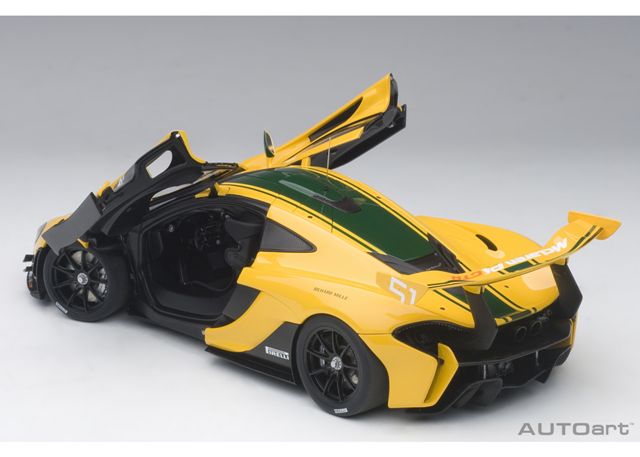 81544 AUTOart 1:18 McLaren P1 GTR Yellow / Green model car