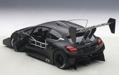 81356 AUTOart 1:18 Peugeot 208 T16 Pikes Peak 2013 Plain Body Black