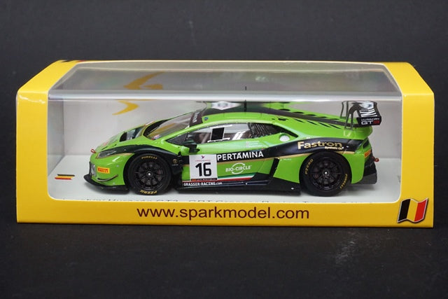 1:43 SPARK SB285 Lamborghini Huracan GT3 GRT Grasser Racing Team SPA 24h 2016 #16