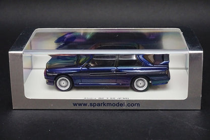 1:43 SPARK S2805 Alpina B6 3.5S E30 Blue model car