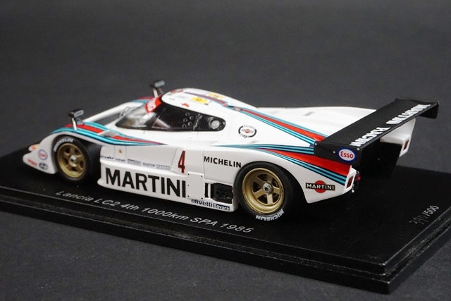 1:43 SPARK SB228 Lancia LC2 4th 1000km SPA 1985 #4 model car