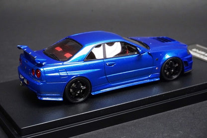 1:43 HPI 8376 MIRAGE Hobby Forum 2011 NISMO R34 GT-R Z Tune Bayside Blue