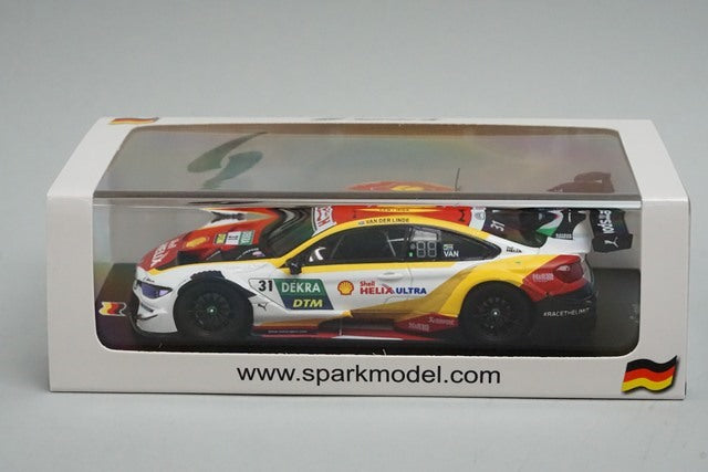 1:43 SPARK SG666 Shell BMW M4 DTM BMW TEAM RBM Hockenheim Sheldon van der Linde 2020 #31