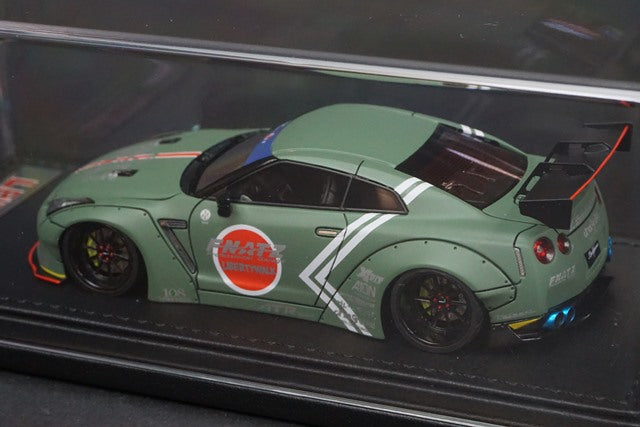 1:43 ignition model IG2268 LB-WORKS Zero Fighter GT-R R35 Tokyo Auto Salon 2015 with Wataru Kato Figure Online Limited