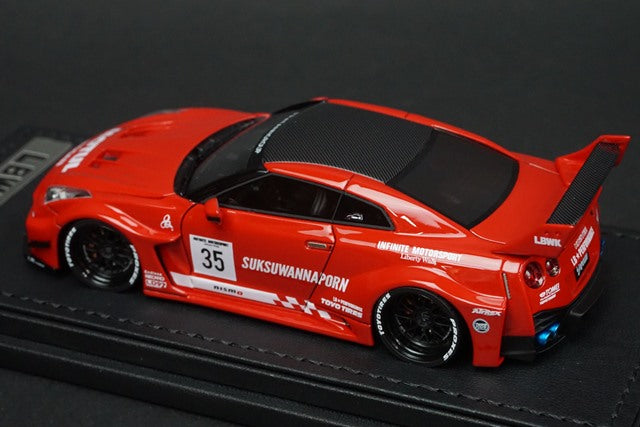 1:43 ignition model IG2550 LB Silhouette Works GT Nissan 35GT-RR Red