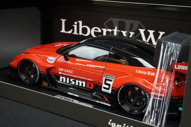 1:18 ignition model MC-IG2723 LB-Silhouette WORKS GT Nissan 35GT-RR Red / Black LBWK Original Package