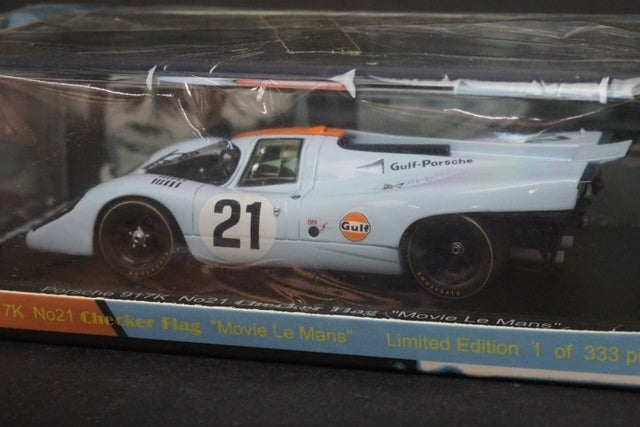 1:43 SPARK KOSM-01 Kaneko Office Porsche 917K #21 Gulf Glorious LM Checkered Flag No.3