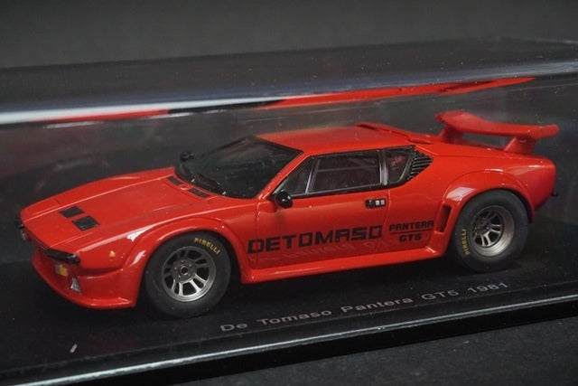 1:43 Spark S0534 De Tomaso Pantera GT5 1981 Red – Boost Gear