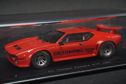 1:43 SPARK S0534 De Tomaso Pantera GT5 1981 Red