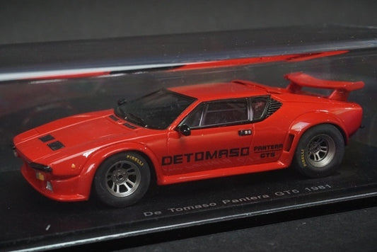 1:43 SPARK S0534 De Tomaso Pantera GT5 1981 Red