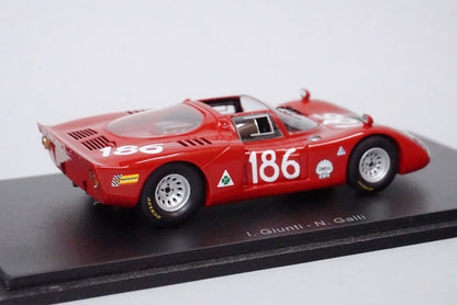 1:43 SPARK S4874 Alfa Romeo 2nd Targa Florio 1968 #186