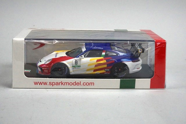 1:43 Spark SI009 Porsche 911 GT3 Cup Dinamic Motorsport Winner