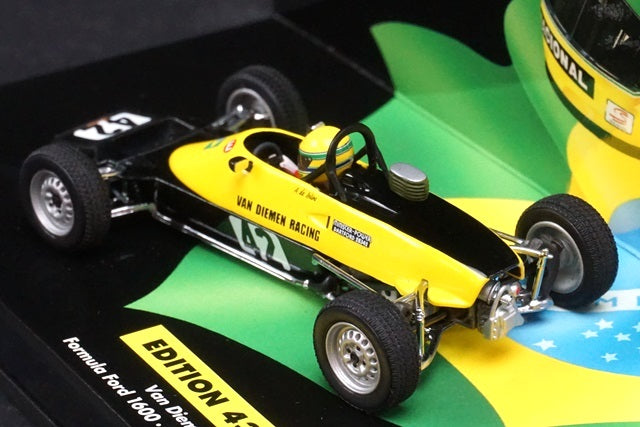 1:43 MINICHAMPS 540814342 Van Diemen RF81 Formula Ford 1600 A.Senna British Champion 1981 #42 ASC No.19