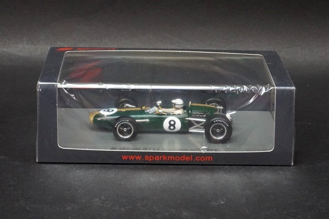 1:43 SPARK S7091 Brabham BT22 Monaco GP 1966 #8 D.Hulme